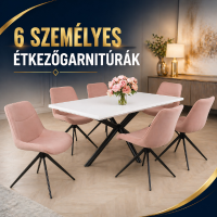 6 személyes étkezőgarnitúra