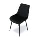 Onyx szék fekete bársony szövet