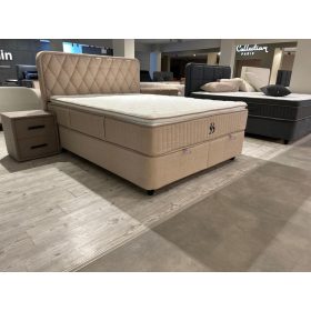   PRESTIGE buklé szövetes ágyneműtartós ágy SZETT matraccal 140*200