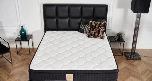 SIESTA Prémium bőr kontinentális ágy SZETT matraccal