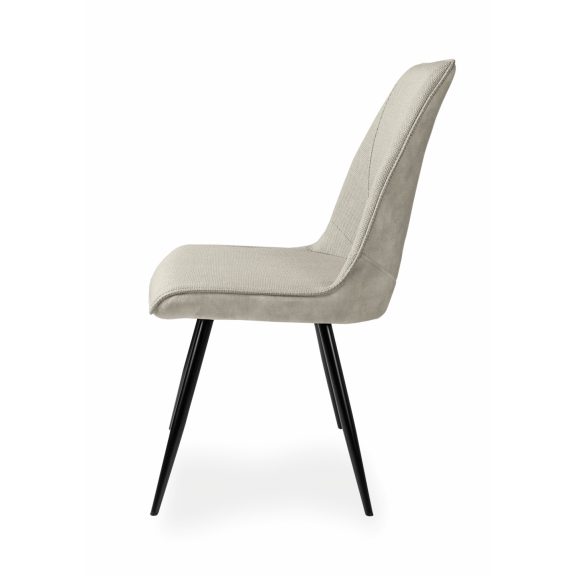 MELON beige szék velúr szövettel