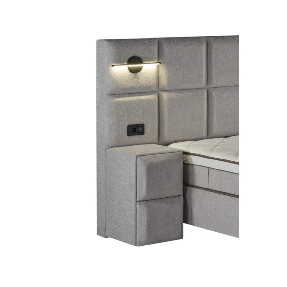 ELITE - LIBERTA  kárpitozott OKOS  ágy (LED, konnektor, USB) 180*200