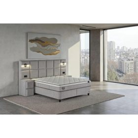   ELITE - LIBERTA  kárpitozott OKOS  ágy (LED, konnektor, USB)