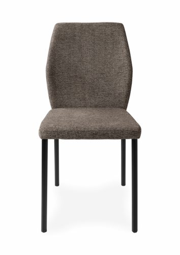 Lia modern, sötétbarna, kárpitozott étkezőszék