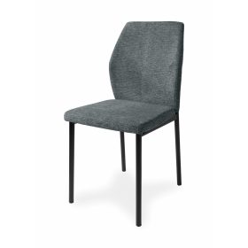 Lia modern, sötétszürke, kárpitozott étkezőszék