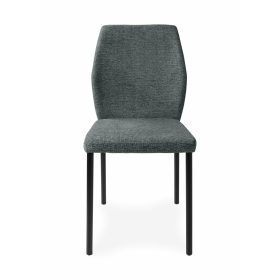 Lia modern, sötétszürke, kárpitozott étkezőszék