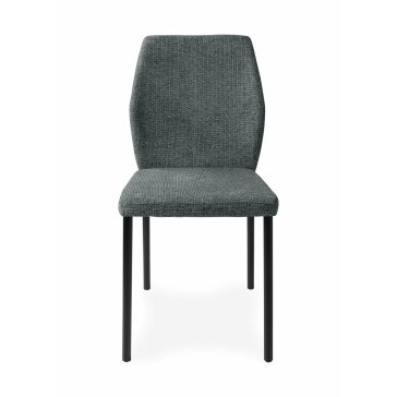 Lia modern, sötétszürke, kárpitozott étkezőszék