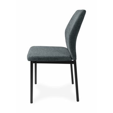 Lia modern, sötétszürke, kárpitozott étkezőszék