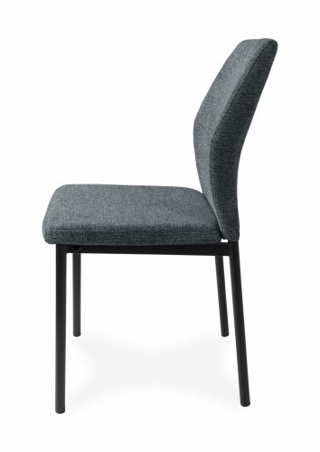 Lia modern, sötétszürke, kárpitozott étkezőszék