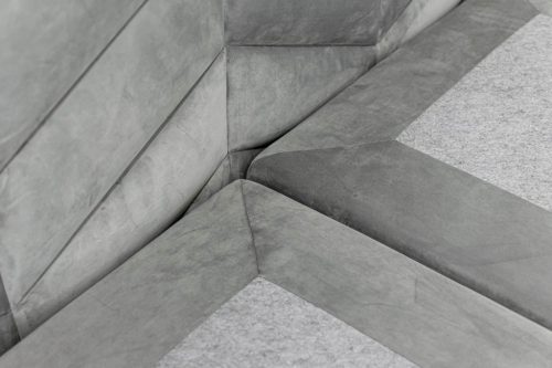 ST6 világosszürke boxspring ágy