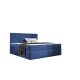 ST6 kárpitozott kék boxpring ágy 180*200