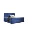 ST6 kárpitozott kék boxspring ágy 200*200