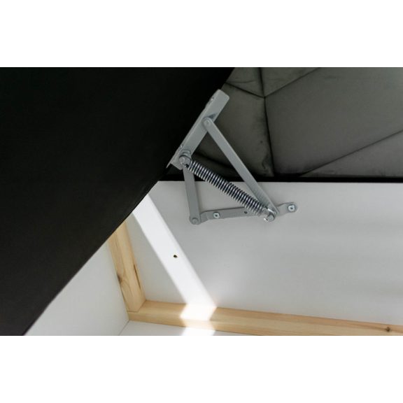 ST6 világosszürke boxspring ágy
