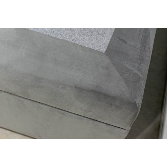 ST6 világosszürke boxspring ágy