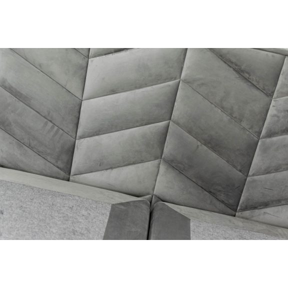 ST6 világosszürke boxspring ágy