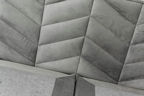 ST6 világosszürke boxspring ágy