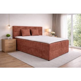 ARAMIS barna kárpitozott boxspring ágy 180*200