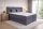 ARAMIS sötétszürke kárpitozott boxspring ágy 180*200