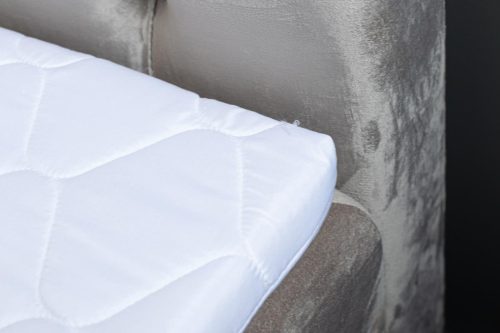 TYP 58 kárpitozott türkiz boxspring ágy 140*200