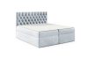 TYP 58 kárpitozott világoskék boxspring ágy 140*200