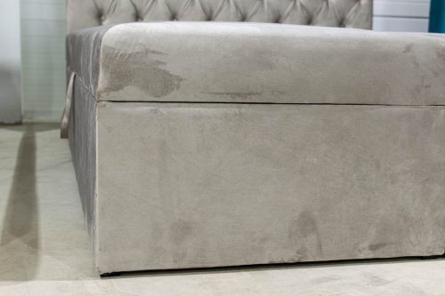 TYP 58 kárpitozott sötétkék  boxspring ágy 160*200