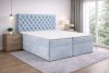 TYP 58 kárpitozott világoskék boxspring ágy 160*200