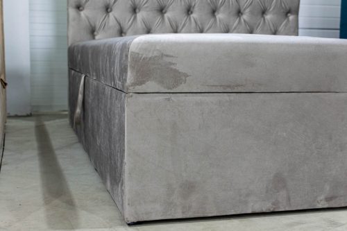 TYP 58 kárpitozott sötétkék  boxspring ágy 180*200