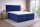 TYP 58 kárpitozott sötétkék  boxspring ágy 140*200