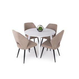 Anita étkezőasztal Aspen  székkel  - étkezőgarnitúra
