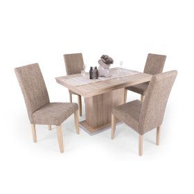 Berta szék Flóra étkezőasztallal  - étkezőgarnitúra