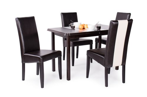 Berta Mix barna szék Piano  étkezőasztallal  - étkezőgarnitúra