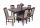 Barbi szék Flóra étkezőasztallal  - étkezőgarnitúra