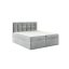 TYP 50  szürke kárpitozott  boxspring ágy 140*200