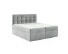 TYP 50  szürke kárpitozott  boxspring ágy 140*200