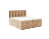 TYP 50  bézs kárpitozott boxspring ágy 160*200
