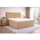 TYP 50  bézs kárpitozott boxspring ágy 180*200