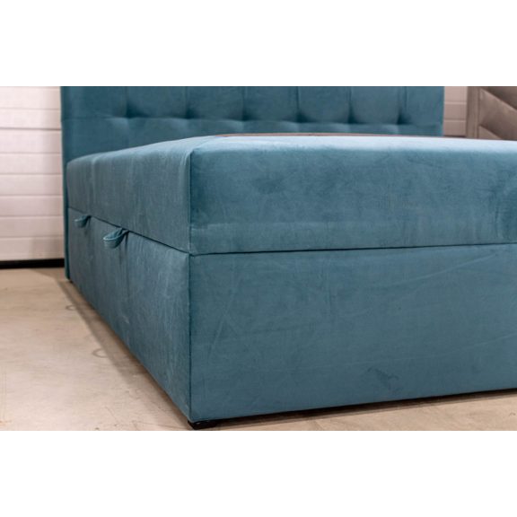 TYP 50  bézs kárpitozott  boxspring ágy 140*200