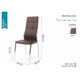   Flóra Plusz étkezőasztal  Boris székkel  - étkezőgarnitúra