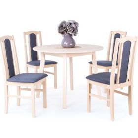   Sophia szék Anita kör étkezőasztallal  - étkezőgarnitúra