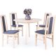 Sophia szék Anita kör étkezőasztallal  - étkezőgarnitúra