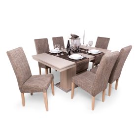   Berta étkező Flóra étkezőasztallal  - étkezőgarnitúra