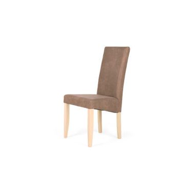   BERTA Elegant sonoma - drapp szék velúr hatású kárpittal