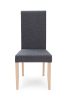 BERTA LUX magastámlás sonoma - sötétszürke szék