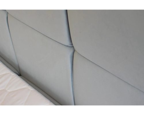 TYP 57 szürke kárpitozott boxspring ágy 180*200