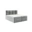 TYP 57 szürke kárpitozott boxspring ágy 140*200
