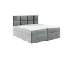 TYP 57 szürke kárpitozott boxspring ágy 140*200