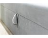 TYP 57 szürke kárpitozott boxspring ágy 140*200
