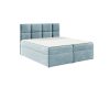 TYP 57 világoskék kárpitozott boxspring ágy 160*200