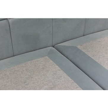 TYP 57 sötétbarna kárpitozott boxspring ágy 140*200