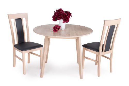 ANITA kör alakú sonoma étkezőasztal